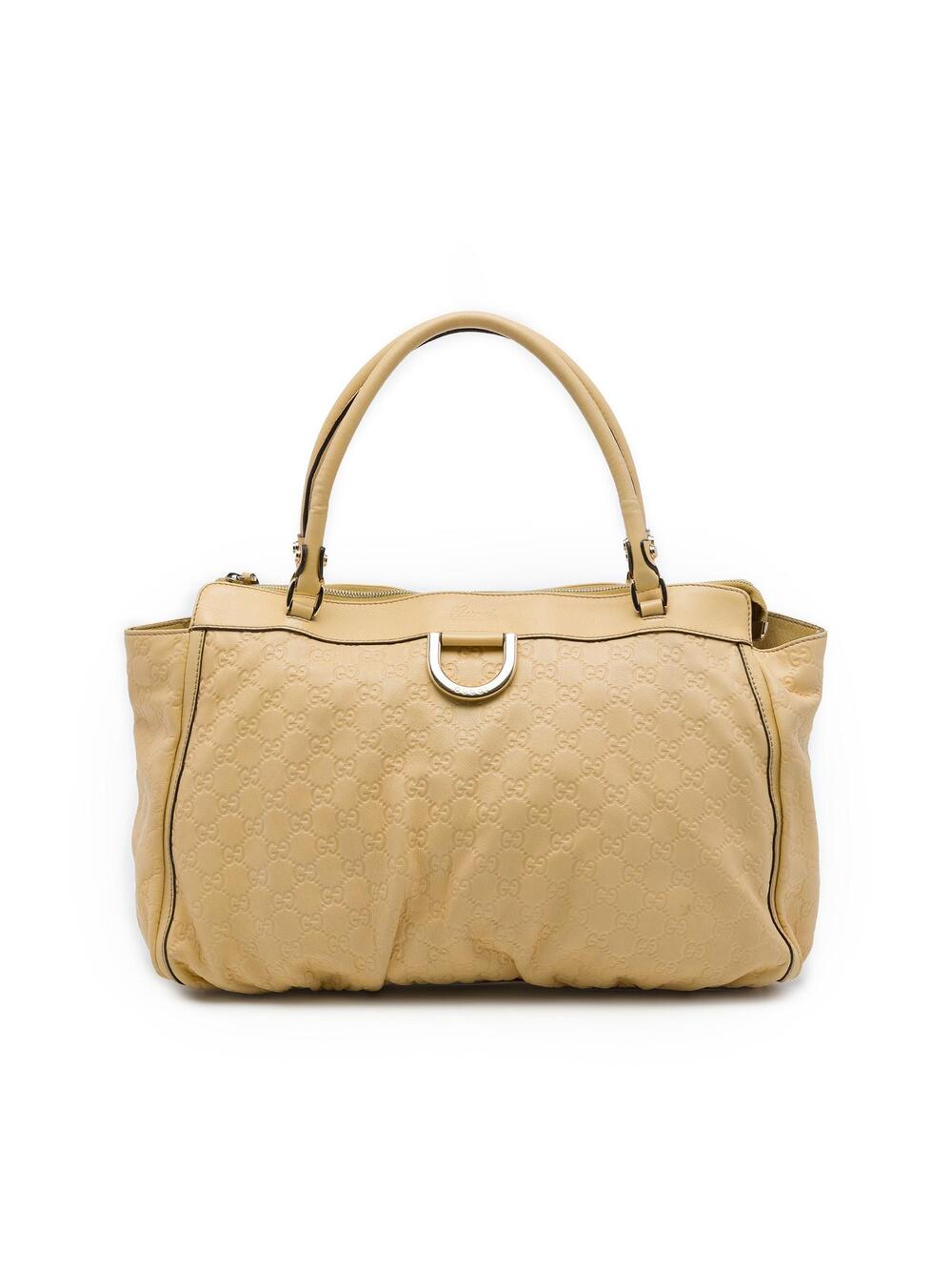 Gucci Ssima Abbey D Ring Tote Pre-Loved #350549G50B